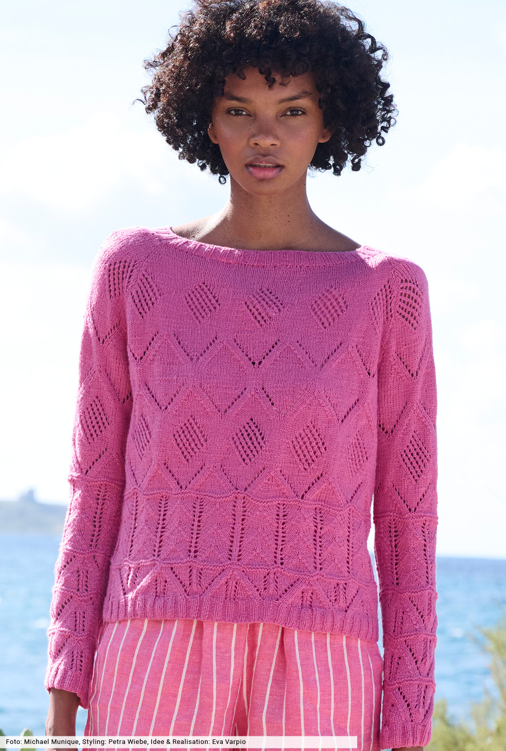 Modellansicht Bild 2: Pulli im Mustermix