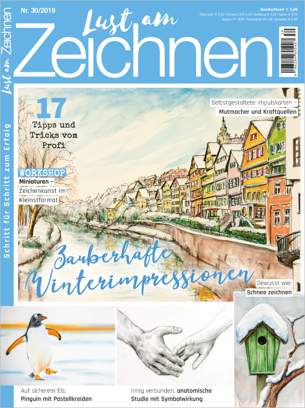 Lust am Zeichnen Nr. 30/2019 - Zauberhafte Winterimpressionen Magazin Produktbild: Lust am Zeichnen Nr. 30/2019 - Zauberhafte Winterimpressionen
