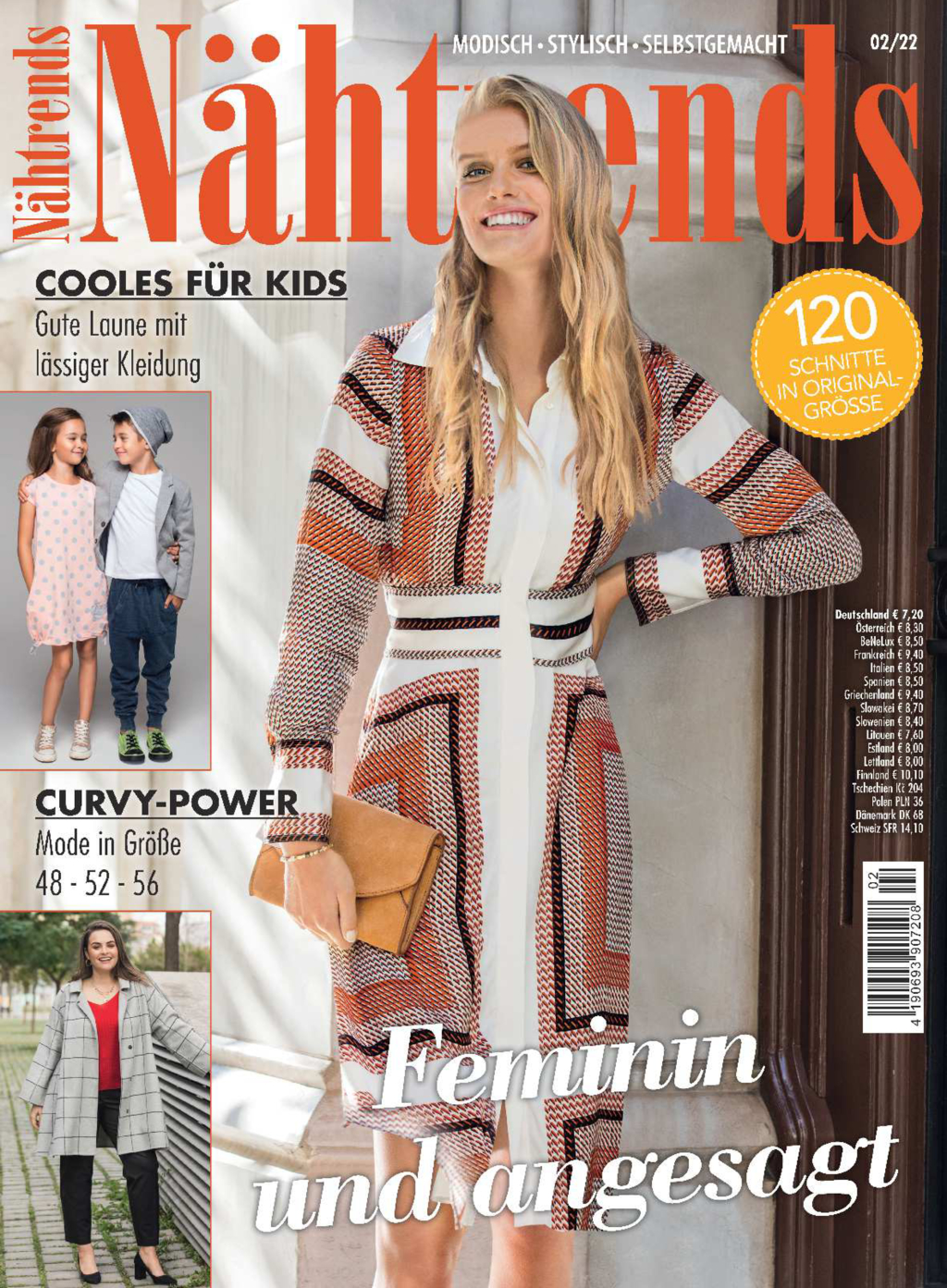 Nähtrends Nr. 2/2022 - Feminin und angesagt Magazin Produktbild: Nähtrends Nr. 2/2022 - Feminin und angesagt