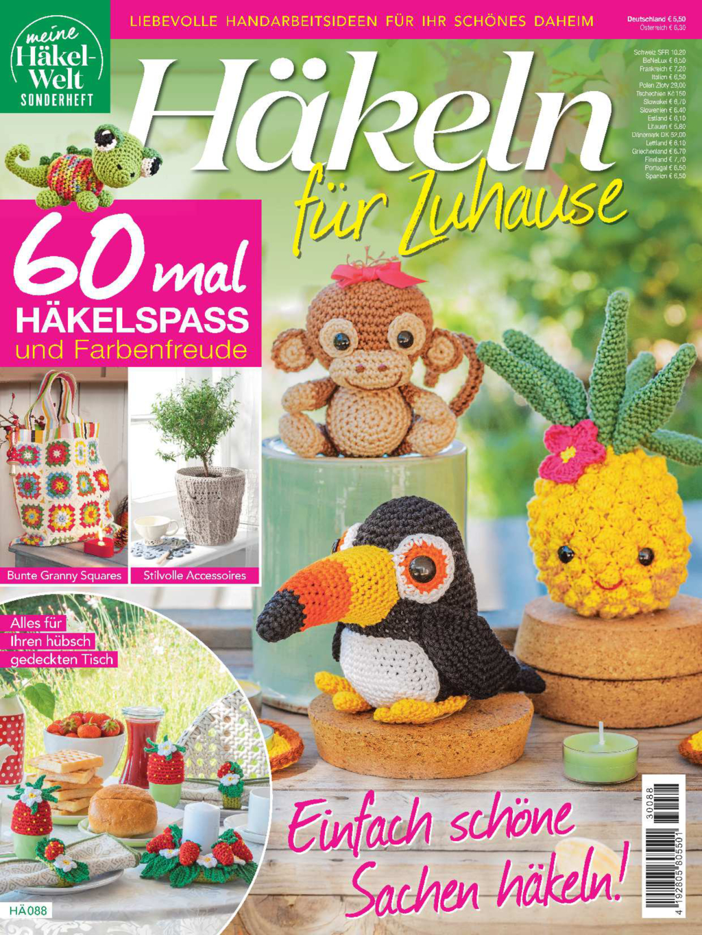 Meine Häkelwelt Sonderheft HÄ 088 - Häkeln für zuhause Magazin Produktbild: Meine Häkelwelt Sonderheft HÄ 088 - Häkeln für zuhause