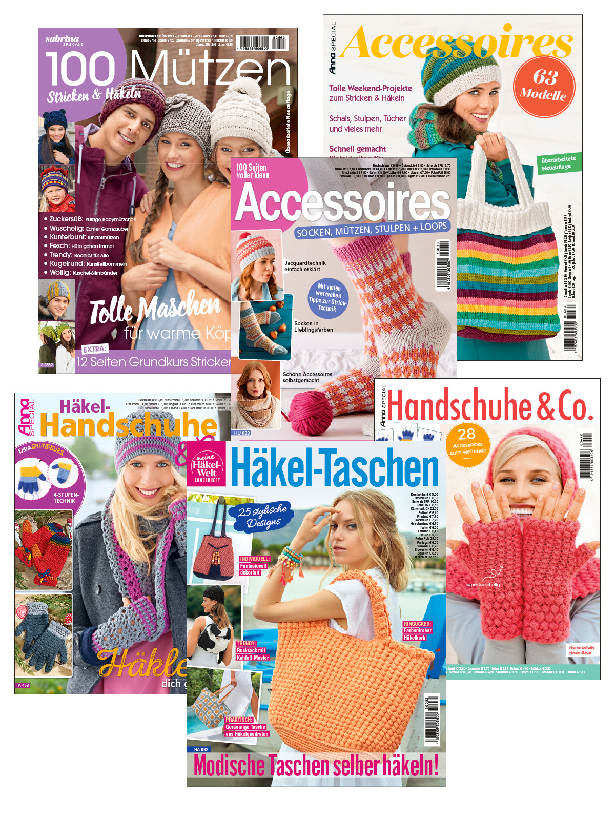 Mega-Accessoire Bundle: S 2562 + A 453 + A 489 + A 492 + HÄ 082 + HU 033