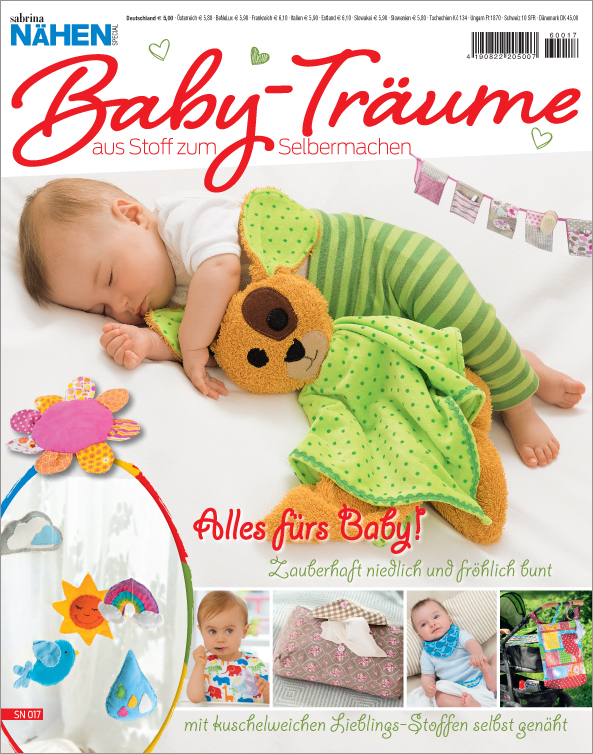 Magazin Produktbild: Sabrina Nähen Sonderheft - Baby-Träume aus Stoff zum Selbermachen