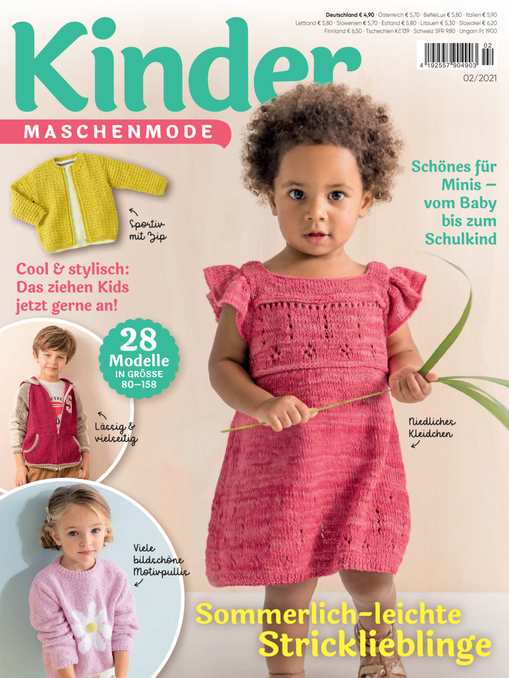 Kinder Maschenmode Nr. 02/2021 - Das ziehen Kids jetzt gerne an!