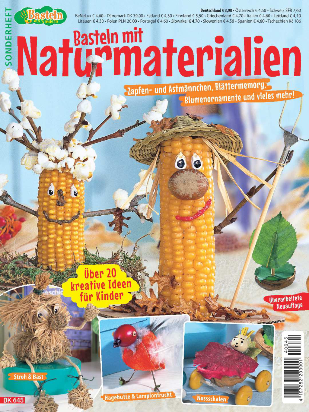 Basteln mit Kindern Sonderheft BK 645 - Basteln mit Naturmaterialien Magazin Produktbild: Basteln mit Kindern Sonderheft BK 645 - Basteln mit Naturmaterialien