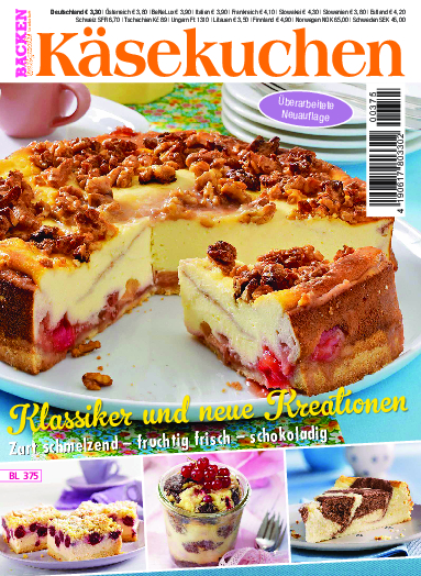 Backen leicht gemacht Sonderheft BL 375 - Käsekuchen Magazin Produktbild: Backen leicht gemacht Sonderheft BL 375 - Käsekuchen