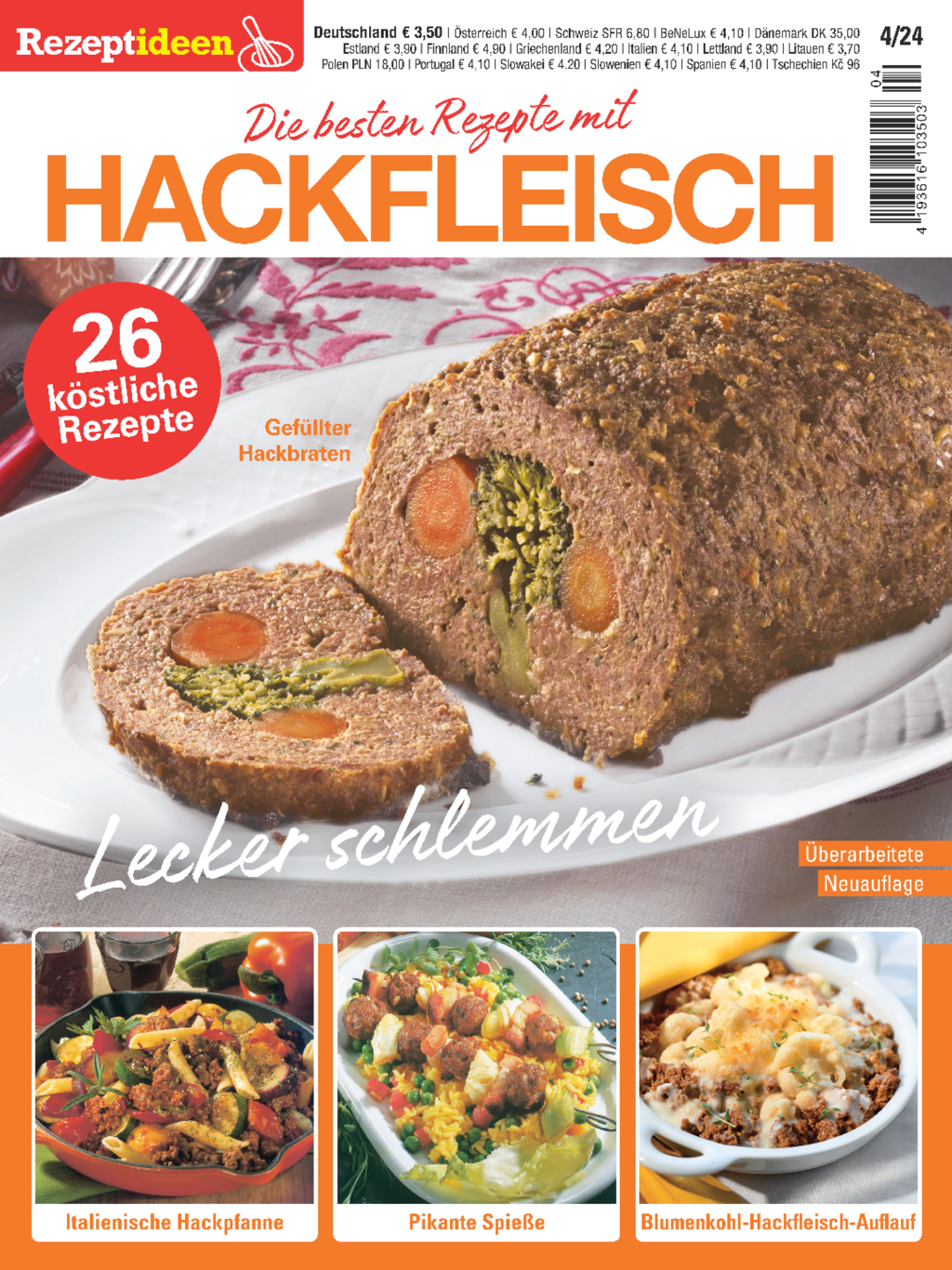 Rezeptideen 4/24 - Hackfleisch Magazin Produktbild: Rezeptideen 4/24 - Hackfleisch