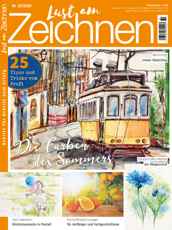 Lust am Zeichnen Nr. 32/2020 - die Farben des Sommers