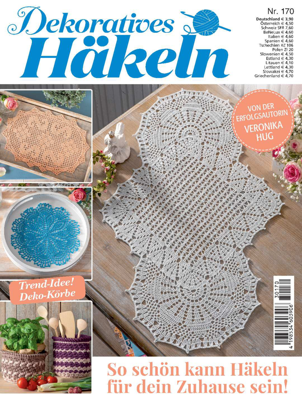 Magazin Produktbild: Dekoratives Häkeln Nr. 170 - So schön kann Häkeln für dein Zuhause sein!