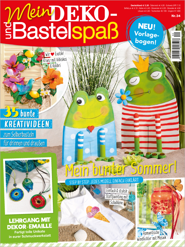 Mein Deko- und Bastelspaß Nr. 34/2019 - Mein bunter Sommer!