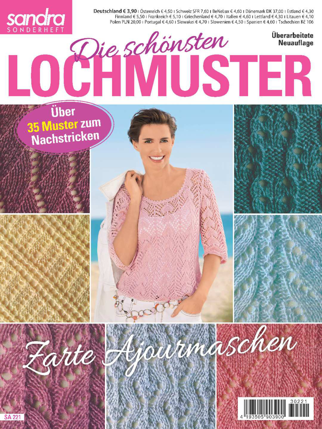 Magazin Produktbild: Sandra Sonderheft SA 221 - Die schönsten Lochmuster