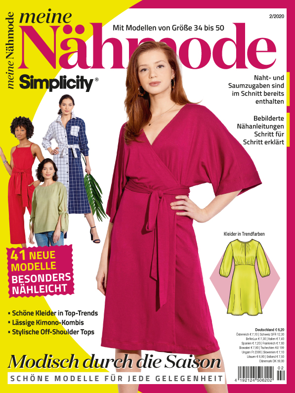 Magazin Produktbild: Meine Nähmode 02/20 - Modisch durch die Saison