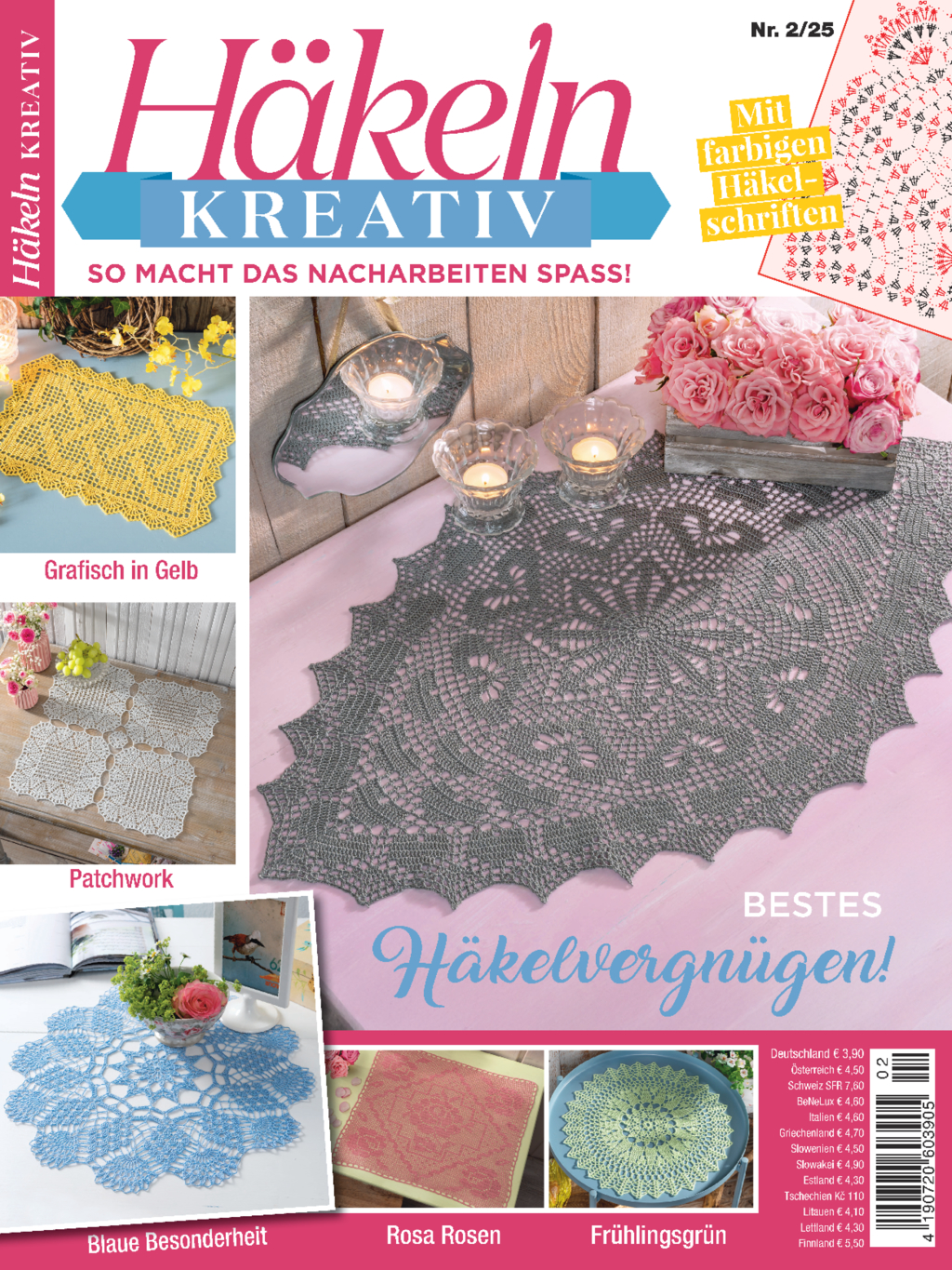 Häkeln kreativ 02/2025 - Bestes Häkelvergnügen! Magazin Produktbild: Häkeln kreativ 02/2025 - Bestes Häkelvergnügen!