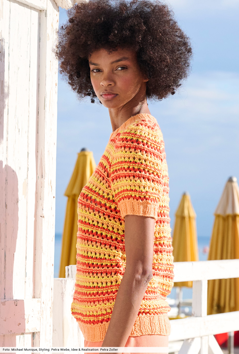 Modellansicht Bild 3: Gestreiftes Kurzarm-Shirt