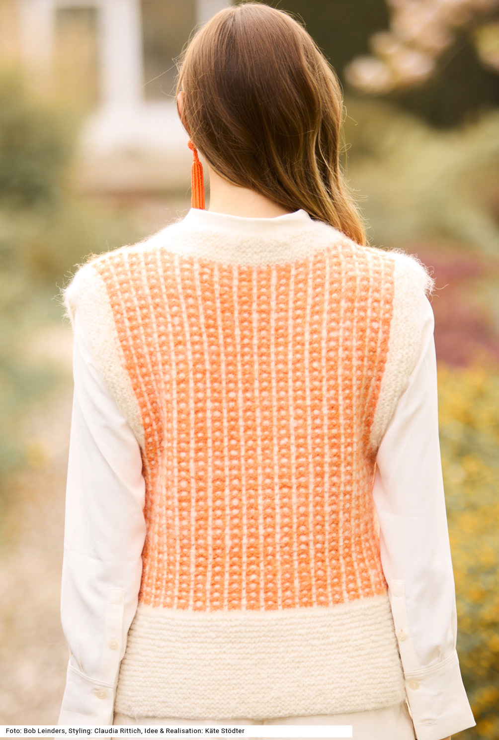 Modellansicht Bild 5: Pullunder mit Hebemaschenmuster