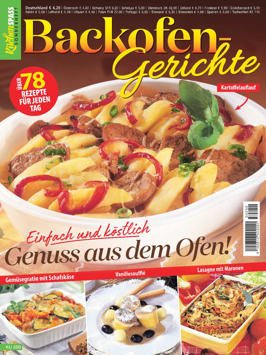 Magazin Produktbild: Küchenspaß Sonderheft KU 250 - Backofengerichte