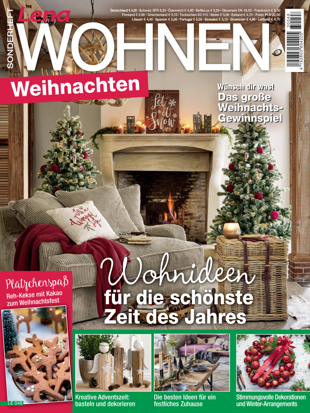 Lena Wohnen Sonderheft LE 048 - Weihnachten Magazin Produktbild: Lena Wohnen Sonderheft LE 048 - Weihnachten