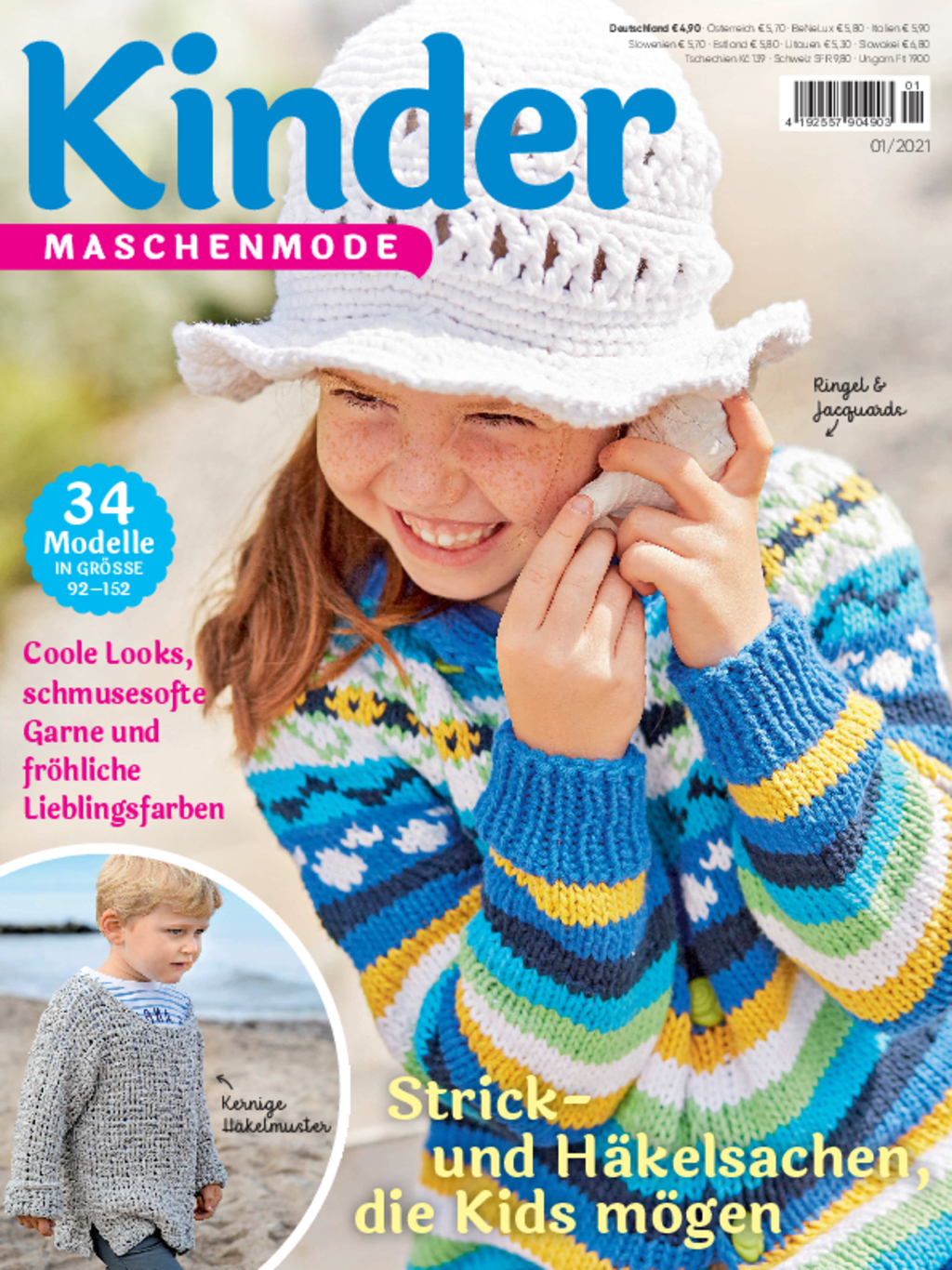 Kinder Maschenmode 01/2021 - Stricksachen, die Kids mögen