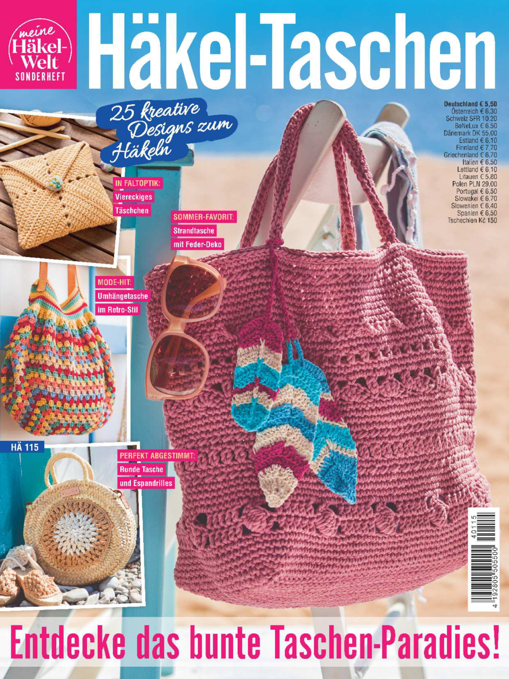 Meine Häkelwelt Sonderheft HÄ 115 - Häkel-Taschen Magazin Produktbild: Meine Häkelwelt Sonderheft HÄ 115 - Häkel-Taschen