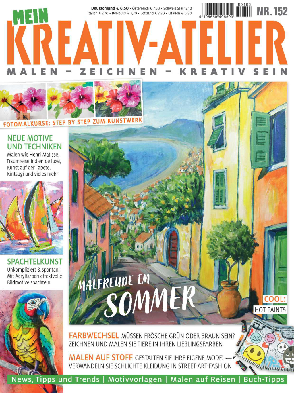 Magazin Produktbild: Mein Kreativ-Atelier Nr. 152 - Malfreude im Sommer