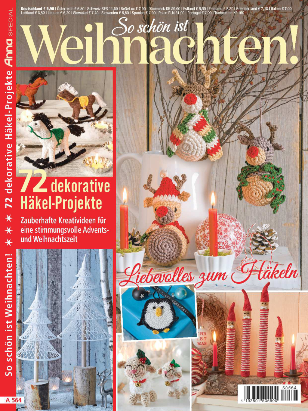 Magazin Produktbild: Anna Special A564 - So schön ist Weihnachten, Liebevolles zum Häkeln