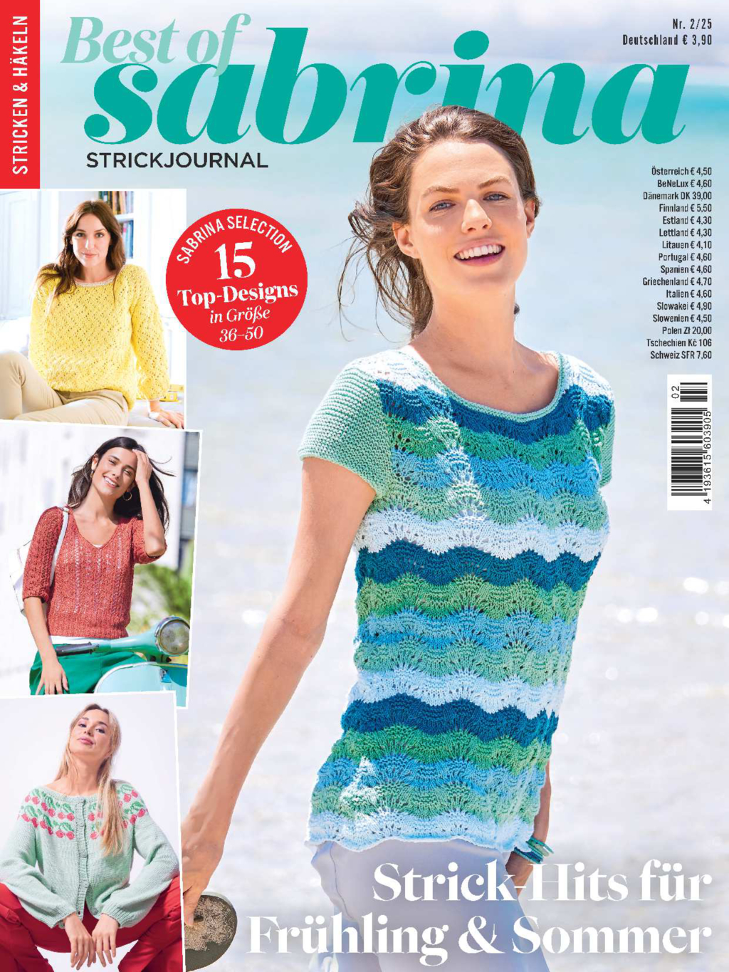 Magazin Produktbild: Stricken und Häkeln 2/2025 - Best of Sabrina