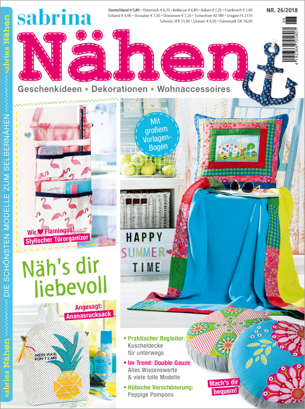 Sabrina Nähen Nr. 26/2018 - Näh´s dir liebevoll