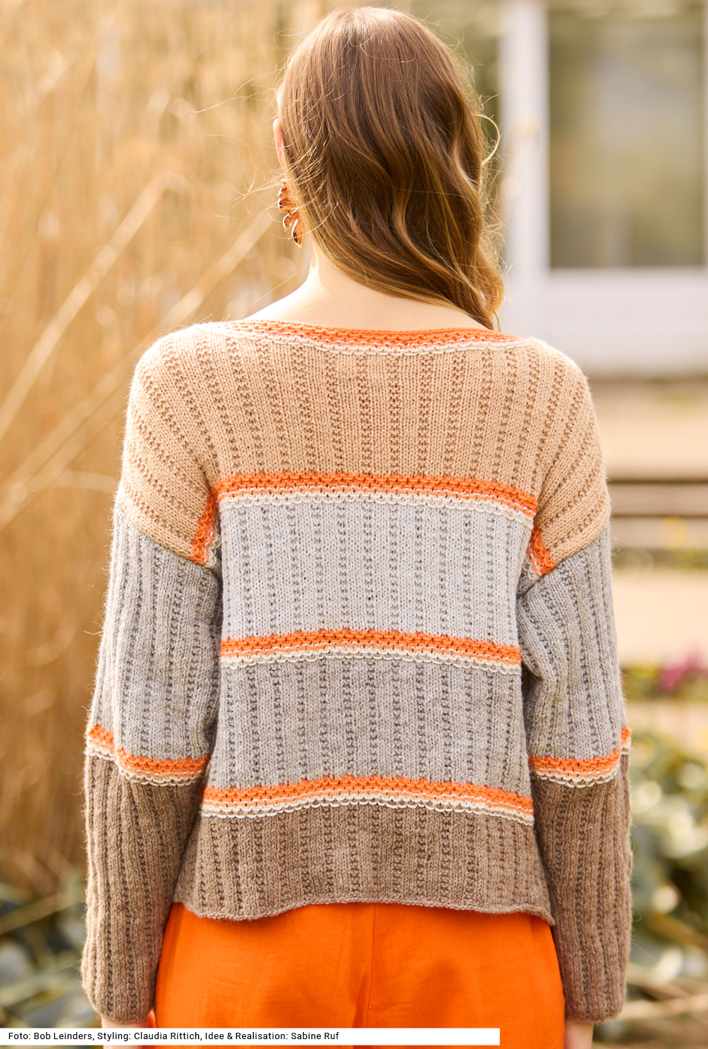 Modellansicht Bild 5: Pulli im Rippenmuster