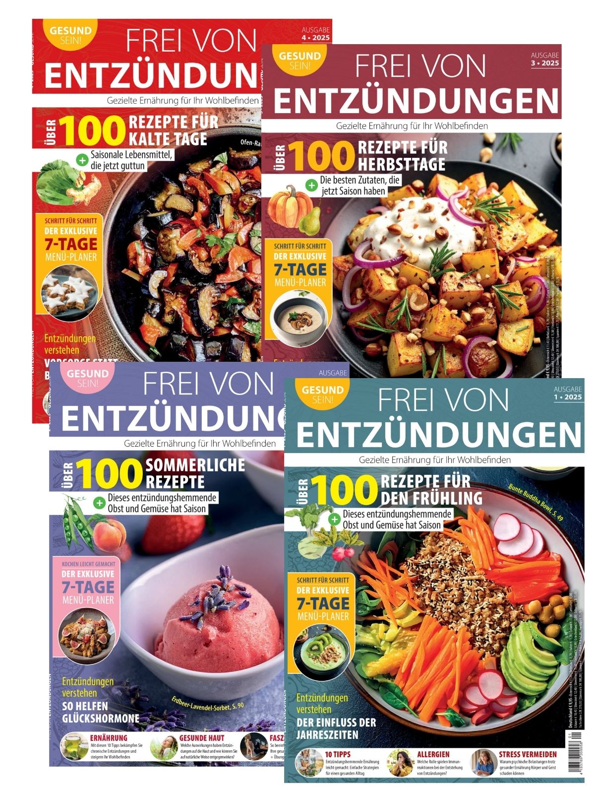 Sparpaket Produktbild: GESUND SEIN! E-Paper Archiv 2025 - alle Ausgaben als E-Paper Sparpaket