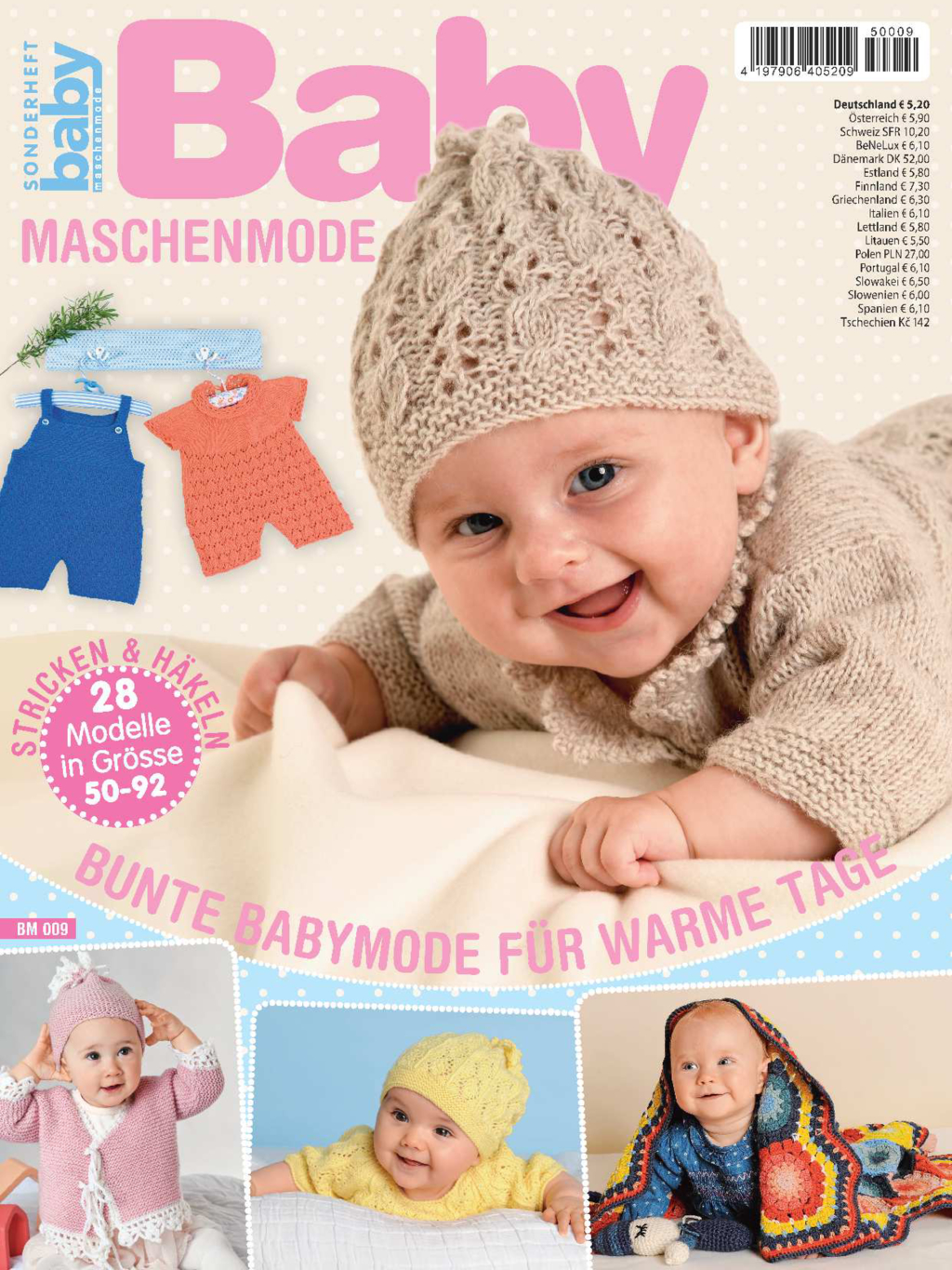 Baby Maschenmode SH BM 009 - Bunte Babymode für warme Tage Magazin Produktbild: Baby Maschenmode SH BM 009 - Bunte Babymode für warme Tage