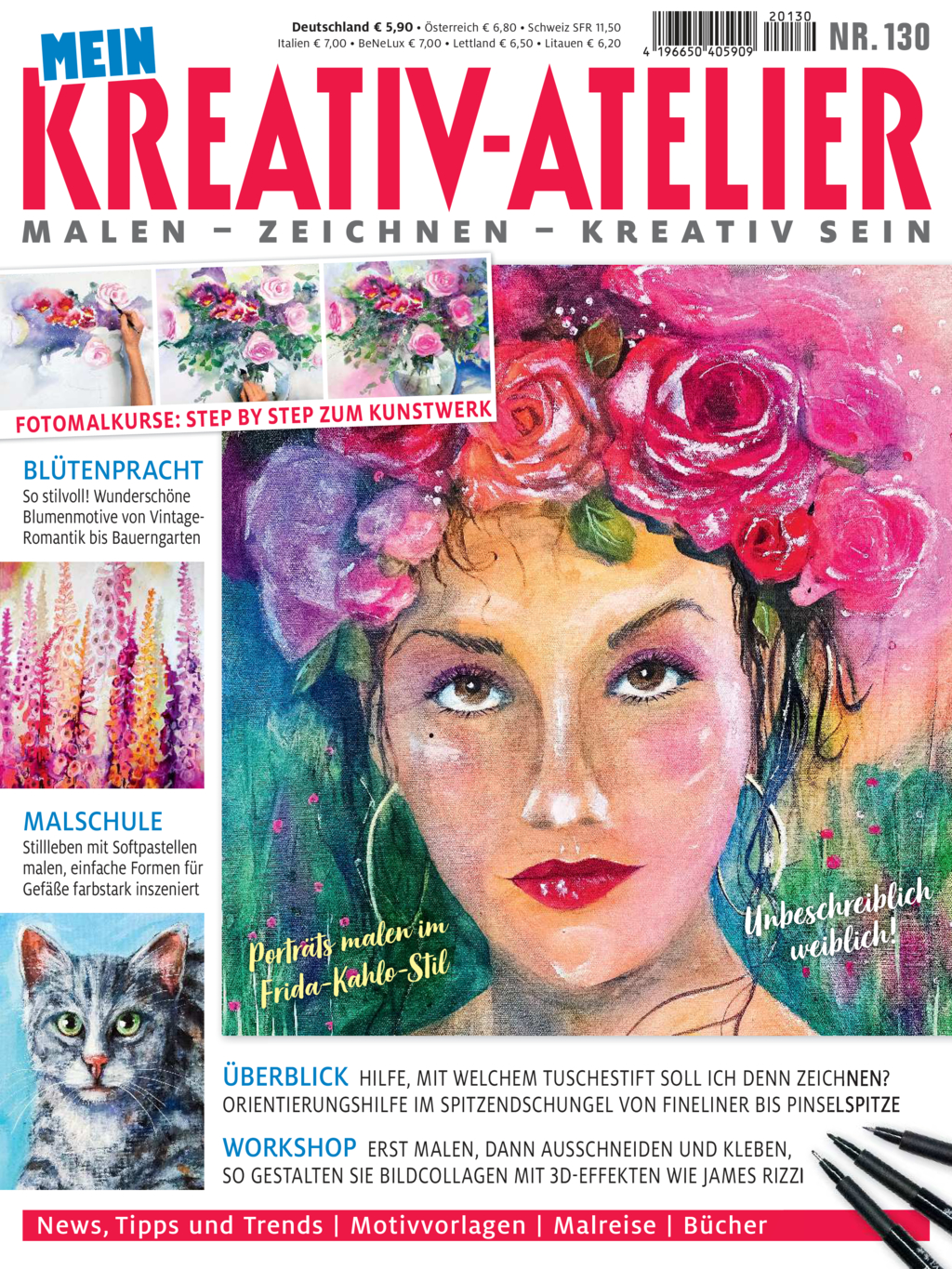 Magazin Produktbild: Mein Kreativ-Atelier Nr. 130 - Unbeschreiblich weiblich