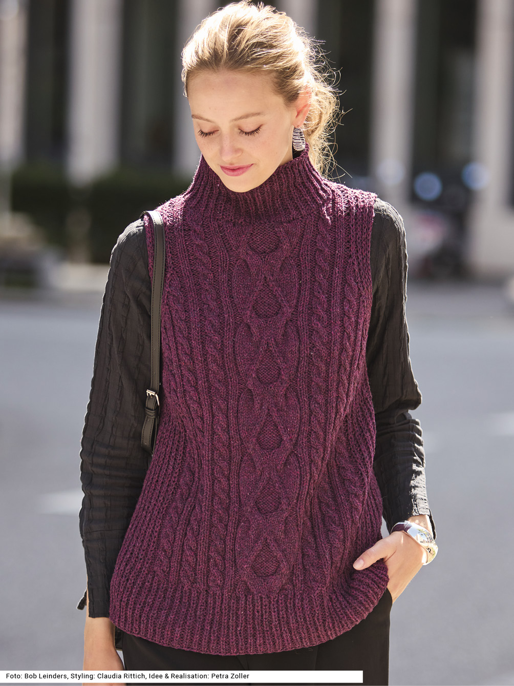 Modellansicht Bild 1: Pullunder mit Stehkragen