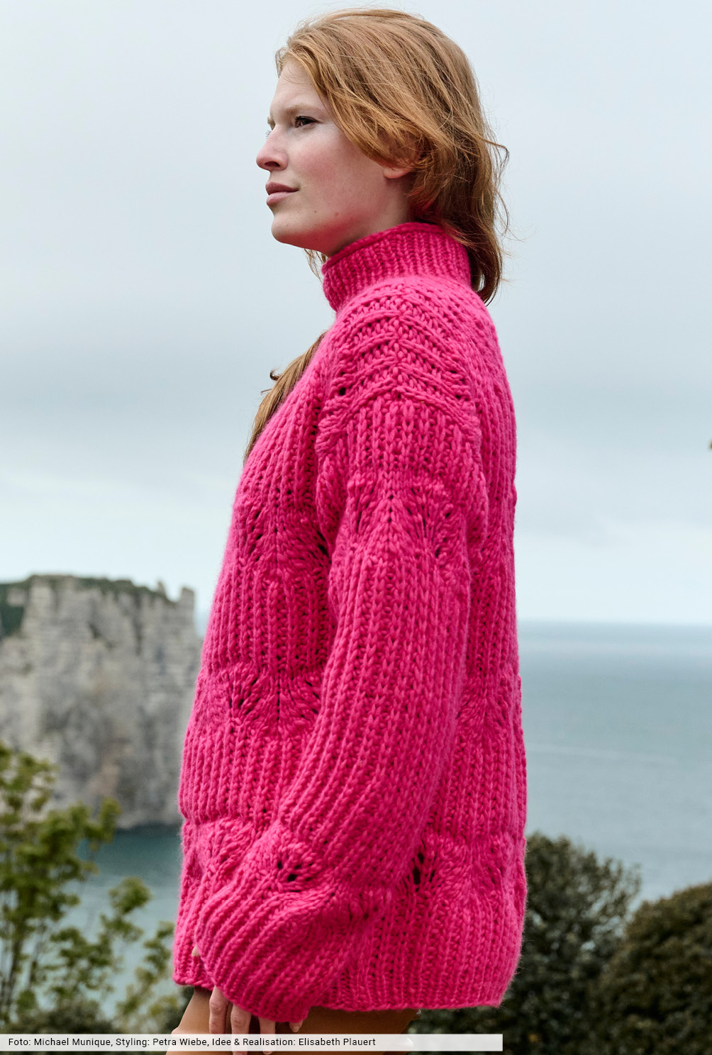 Modellansicht Bild 3: Pulli mit Halbpatentmuster