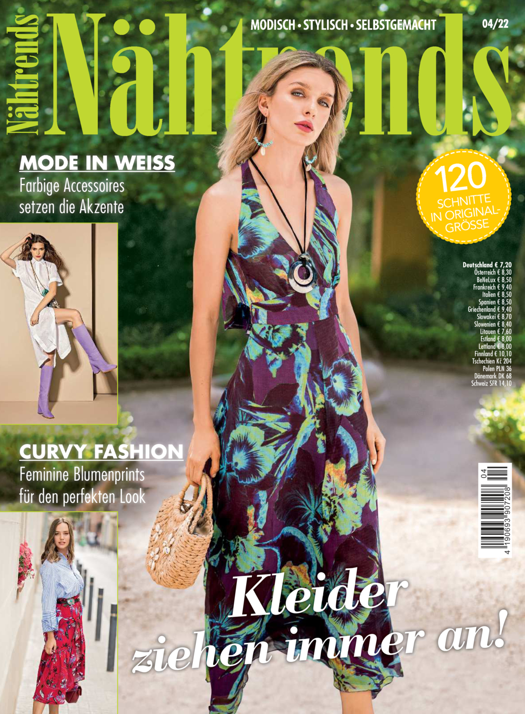 Magazin Produktbild: Nähtrends Nr. 4/2022 - Kleider ziehen immer an!