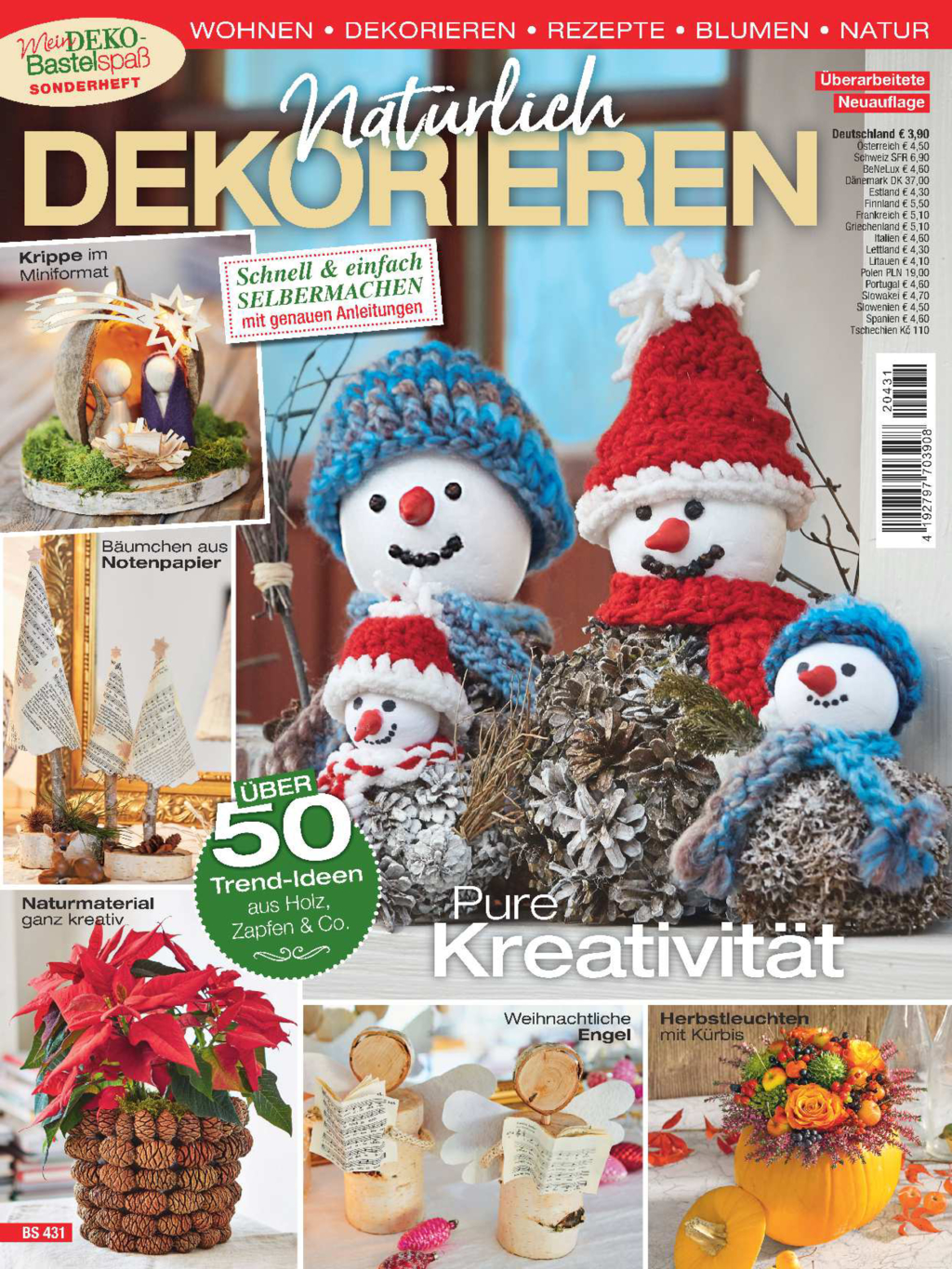 Magazin Produktbild: Mein Deko- und Bastelspaß Sonderheft BS 431 - Pure Kreativität