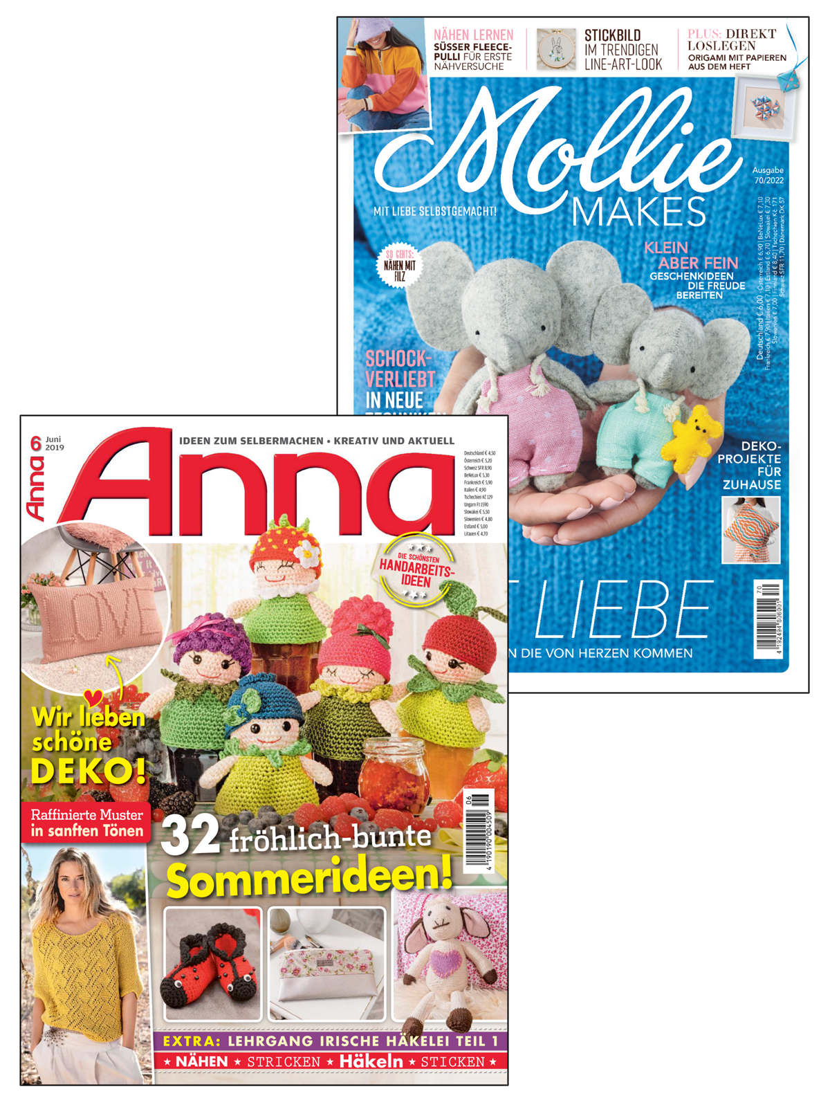 Handarbeits Bundle HaB11/22: Anna 19 006 + Mollie Makes 22 070