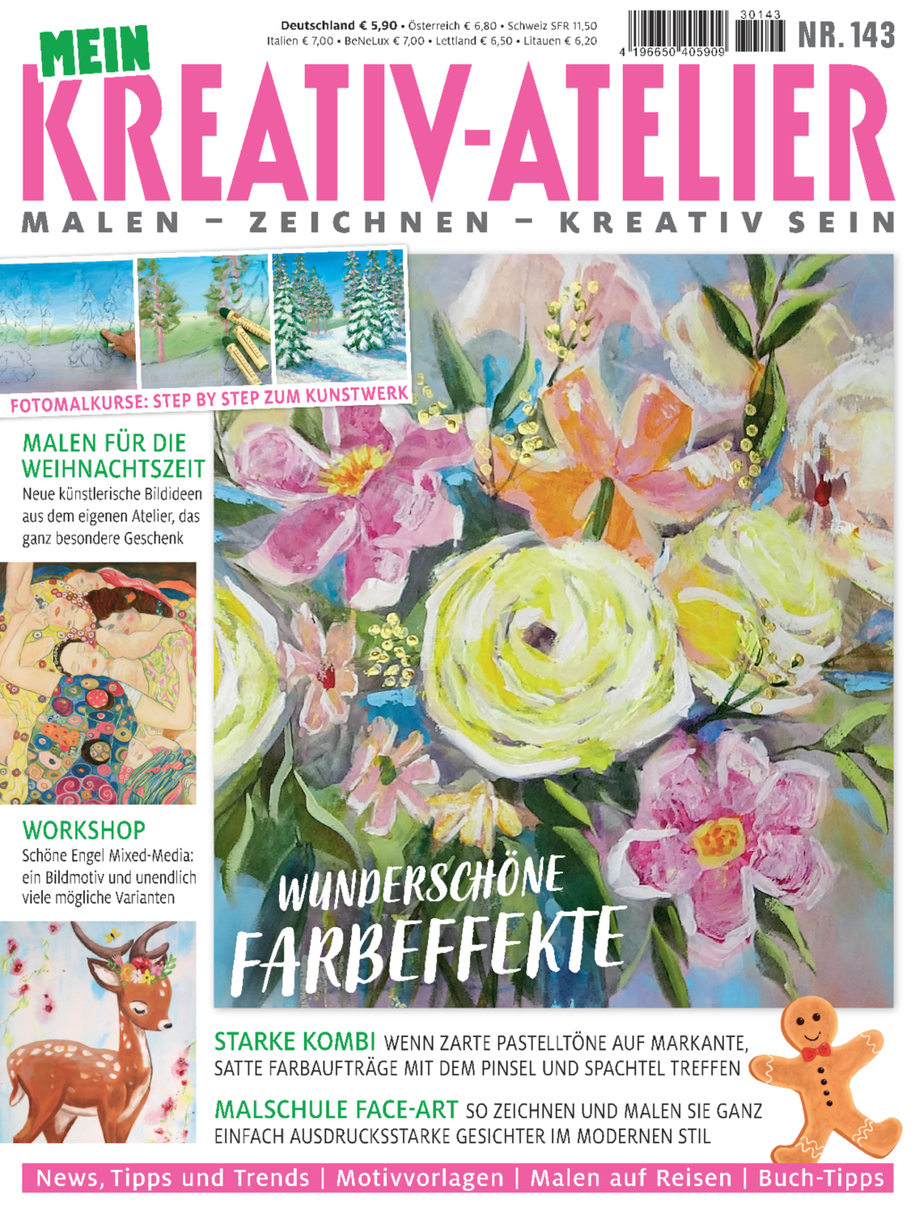 Magazin Produktbild: Mein Kreativ-Atelier Nr. 143 - Wunderschöne Farbeffekte