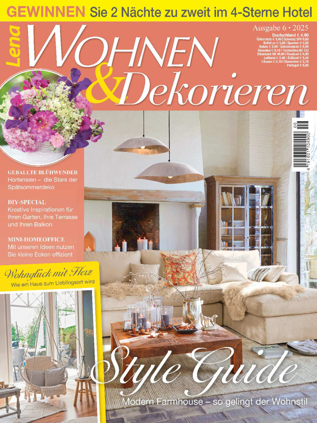 Magazin Produktbild: Lena Wohnen & Dekorieren Nr. 6/2025 - Style Guide