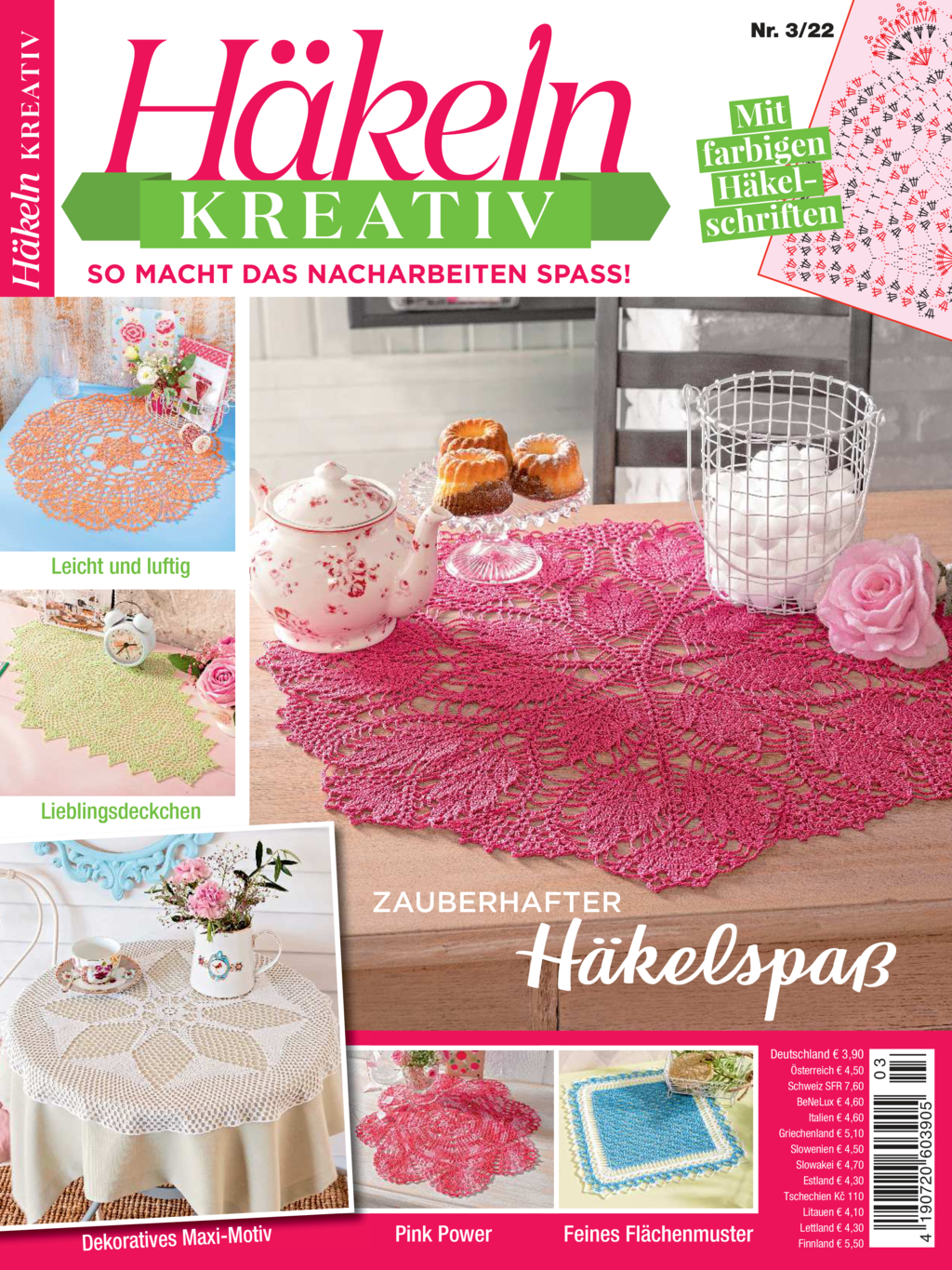 Häkeln kreativ Nr. 03/2022 - Zauberhafter Häkelspaß Magazin Produktbild: Häkeln kreativ 03/2022 - Zauberhafter Häkelspaß