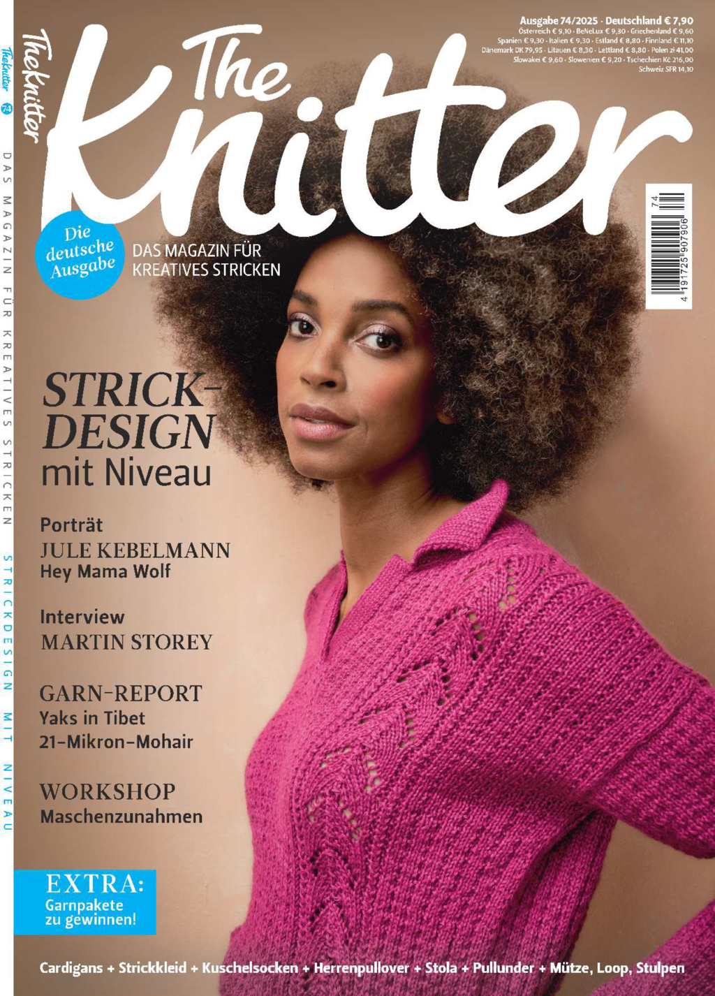 Magazin Produktbild: The Knitter 74/2025 - Strick-Design mit Niveau