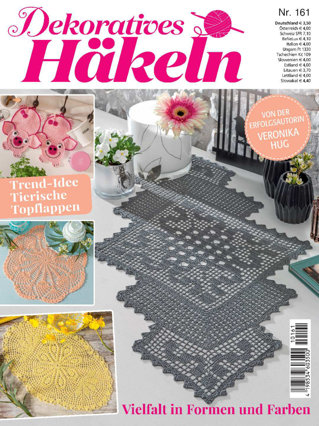 Magazin Produktbild: Dekoratives Häkeln Nr. 161 - Vielfalt in Formen und Farben