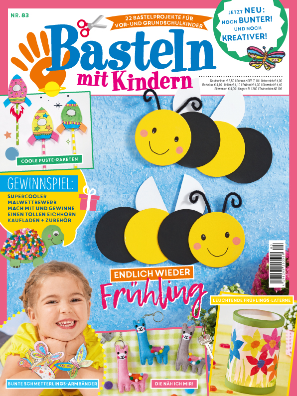 Magazin Produktbild: Basteln mit Kindern Nr. 83/2020 - Endlich wieder Frühling