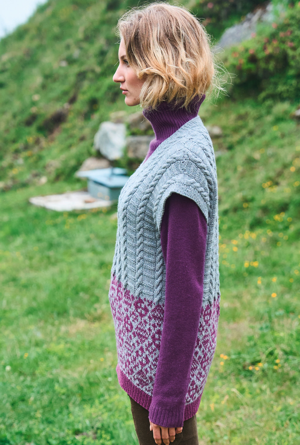 Modellansicht Bild 4: Pullunder mit Jacquardblende