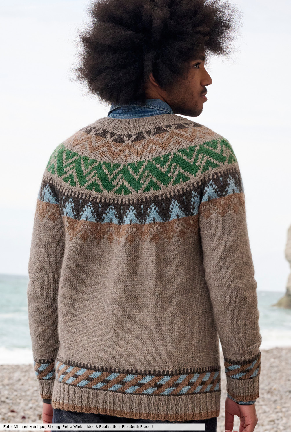 Modellansicht Bild 5: Jacke mit Jacquardpasse