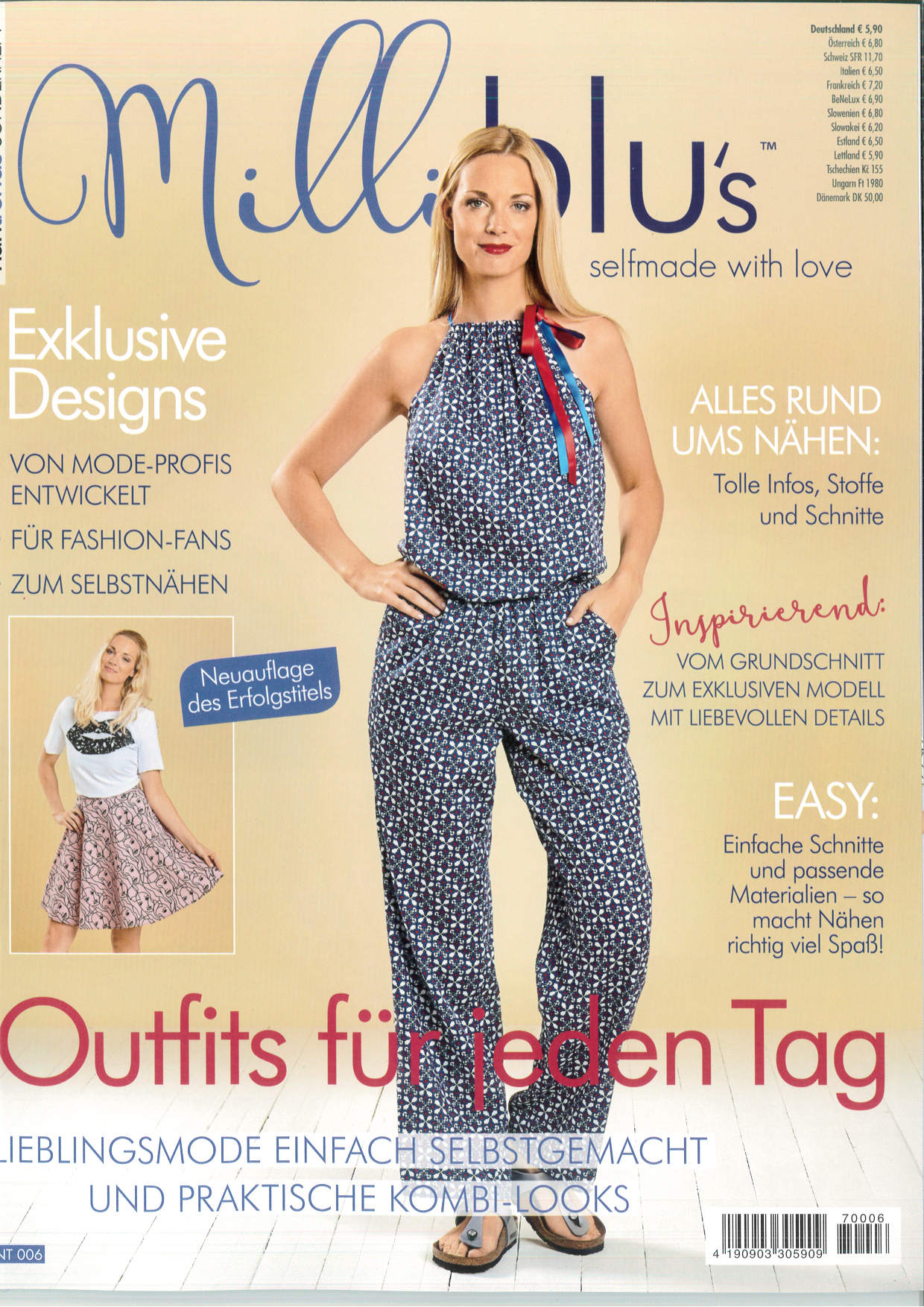 Nähtrends Sonderheft NT 006 - Milliblu's Magazin Produktbild: Nähtrends Sonderheft NT 006 - Milliblus'