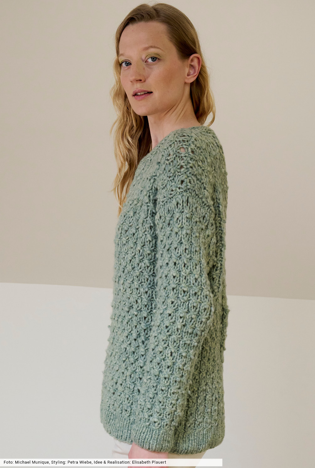 Modellansicht Bild 3: Pulli mit Ajourstrukturen