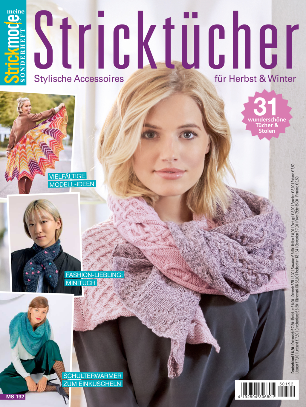 Magazin Produktbild: Meine Strickmode Sonderheft MS 192 - Stricktücher