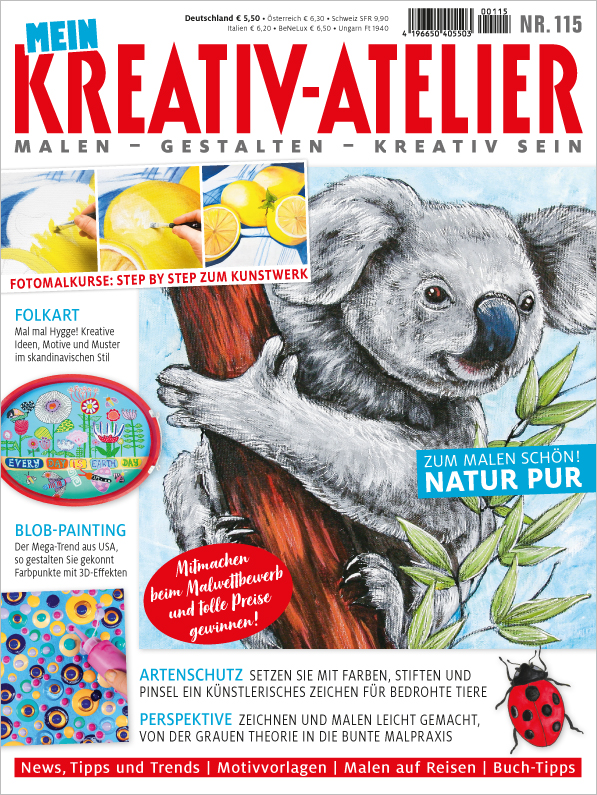 Farbenfrohe Malanleitungen, Schritt-für-Schritt-Tutorials, skandinavische Muster. Natürliche & kreative Anreize.