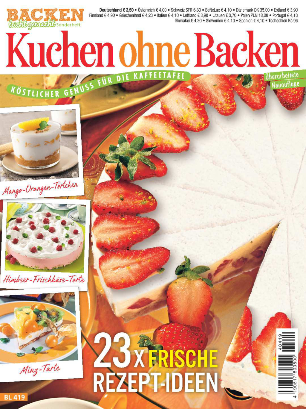 Magazin Produktbild: Backen leicht gemacht Sonderheft BL 419 - Kuchen ohne Backen