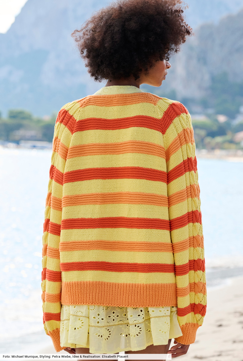 Modellansicht Bild 5: Gestreifte Jacke