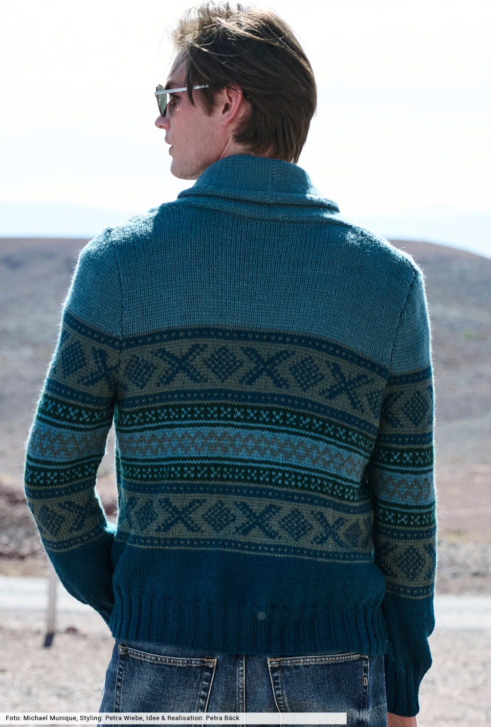 Modellansicht Bild 5: Jacquardmuster-Jacke
